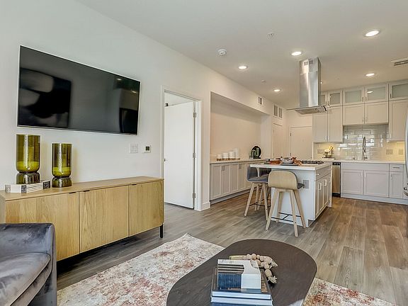 Unit 102 - Kitchen and Living Room