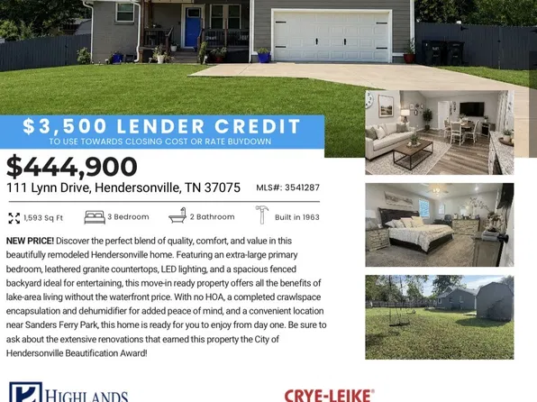 111 Lynn Dr, Hendersonville, TN 37075