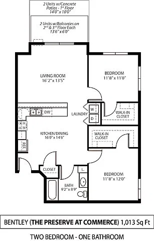 Floor plan Bentley