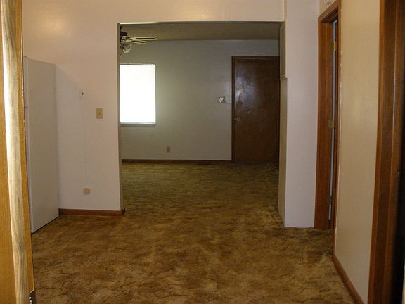 Dining room facing living room front door