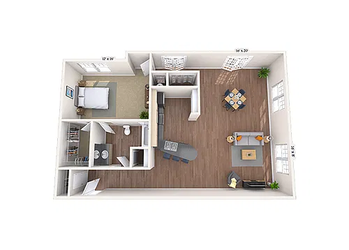 Floor plan Four Seasons