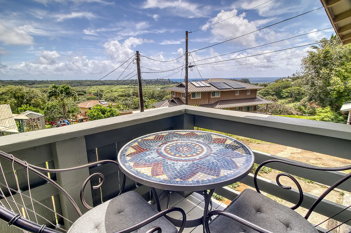 Trees to the right of picture have been taken down. New photo to come soon. Great ocean view now - 5209 Wili Rd