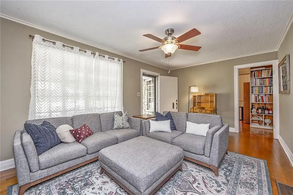 Living room staged - 715 NW 49th St