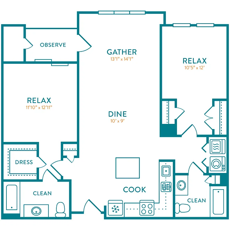 Floor plan Belknap