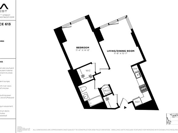 3rd image of 625 W 57th St APT 613