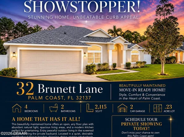 32 Brunett Ln, Palm Coast, FL 32137
