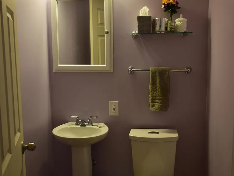 Powder room first floor