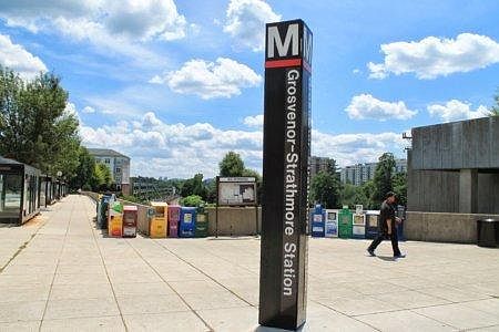 short walk to metro