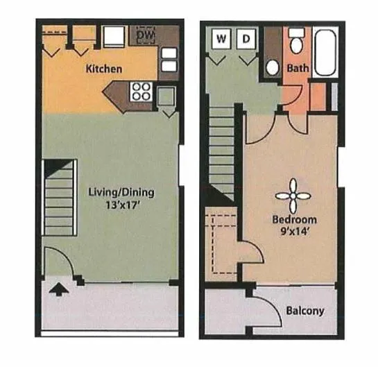 Floor plan Saba Townhome