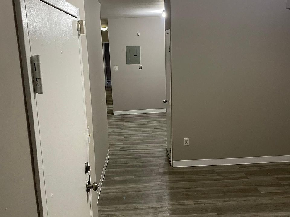 Unit entrance and living room