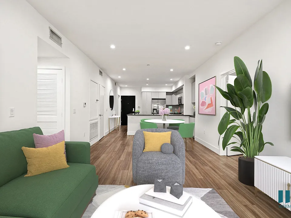 Open-Concept Living, Dining Room, and Kitchen