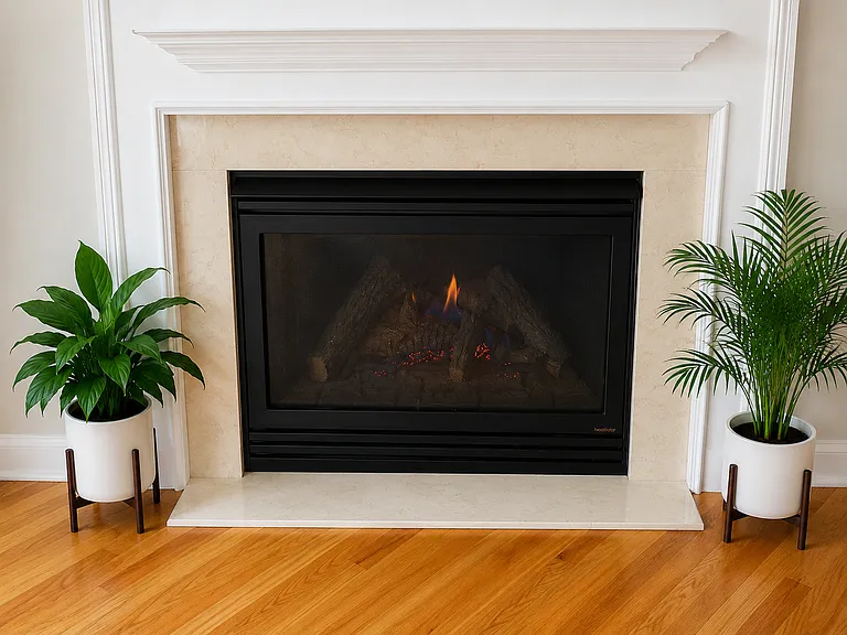 Living Room Gas Fireplace