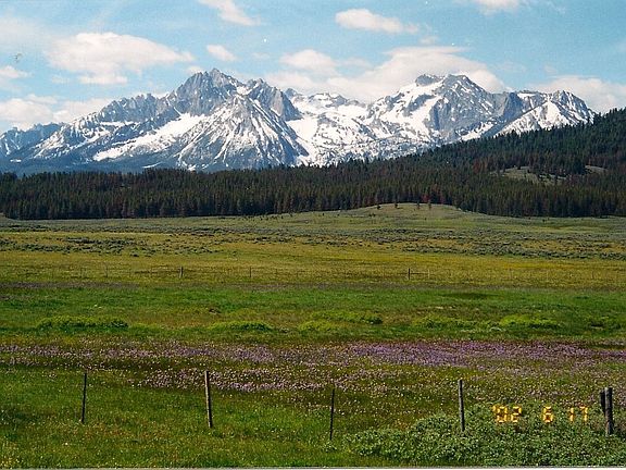Sawtooth Mtn View from Home