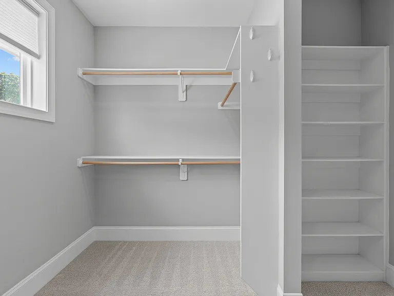 Primary walk in closet