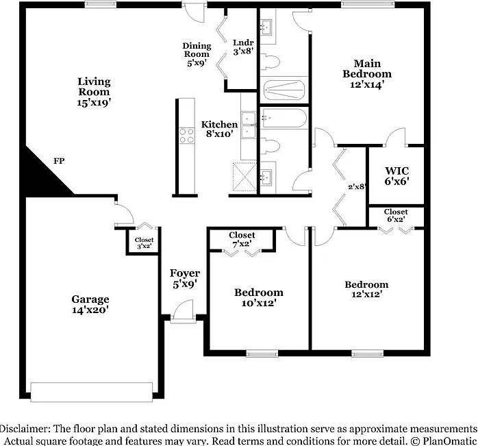 3 bed, 2.0 bath, 1335 sqft, $1,855 — Photo 2
