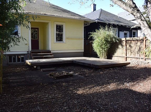 Backyard (fully fenced in)