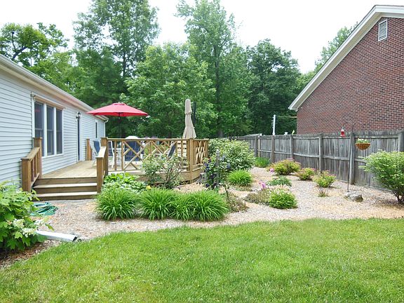 Patio and Flower Garden