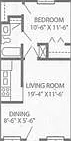 1 bed, 510 sqft, $825 — Photo 3