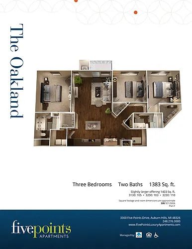 Floor plan The Oakland