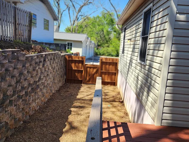 View from Patio Toward Back Gate