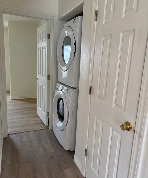 New washer and dryer