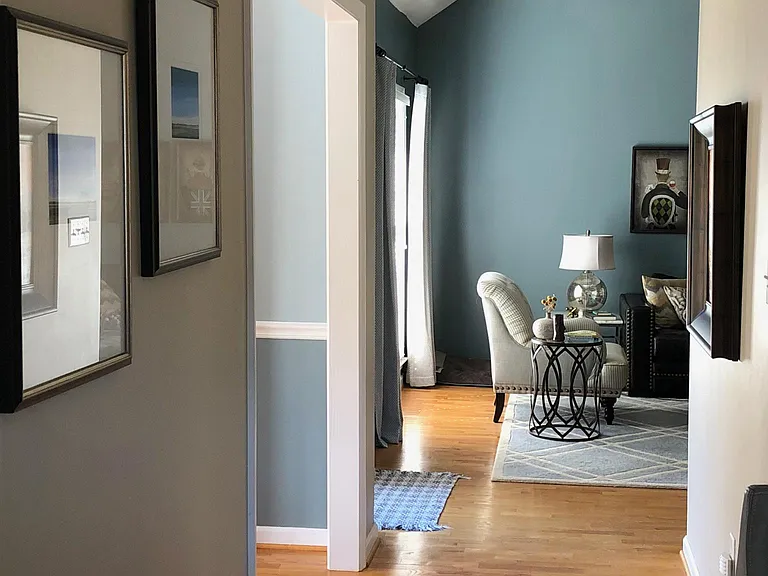 Hallway to Kitchen from Den