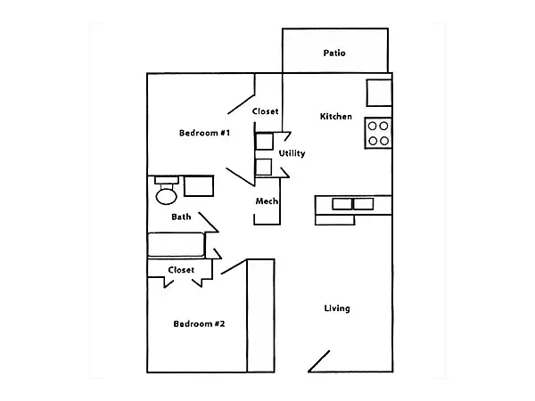 Floor plan 2A-WD