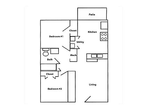 Floor plan 2A-WD