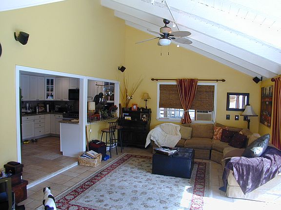 Living Room Kitchen View