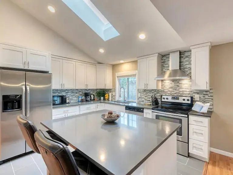 Stylish and open kitchen