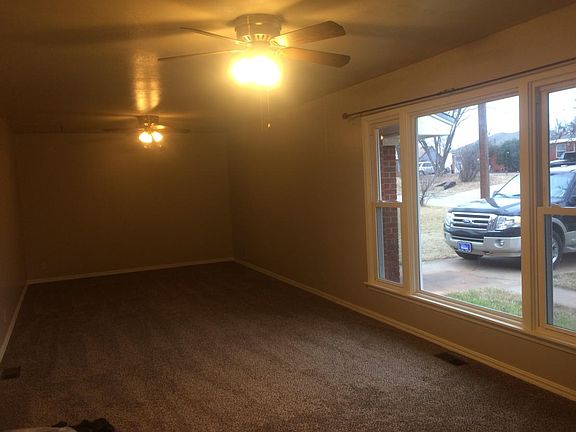 Large living room with large picture window