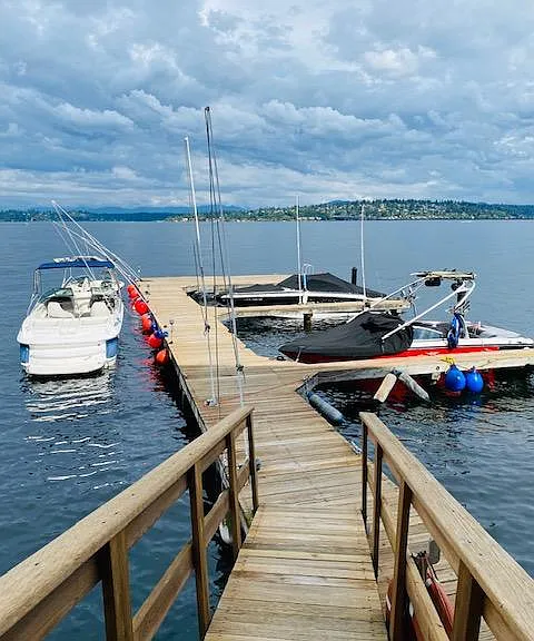 Dock on Lake Washington.