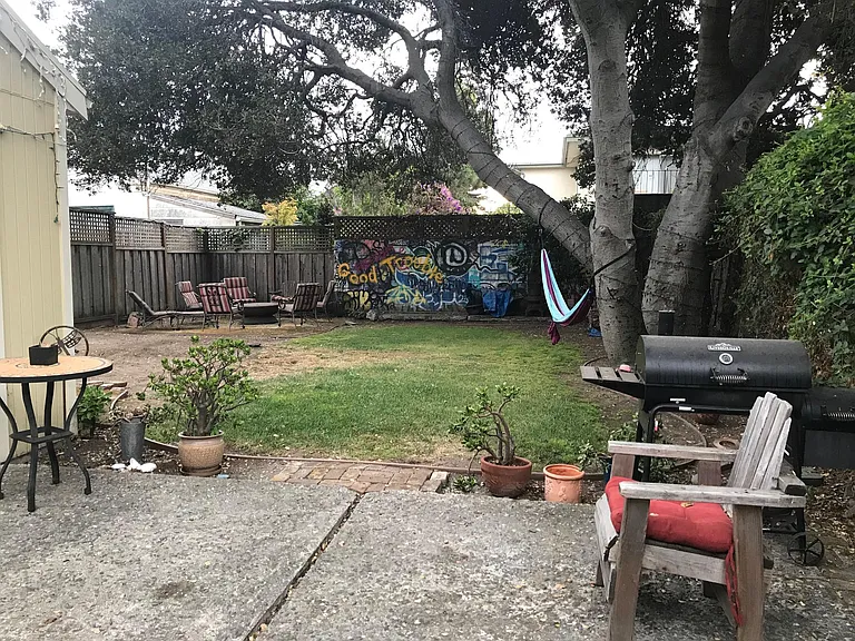 Rear Yard with BBQ Grill