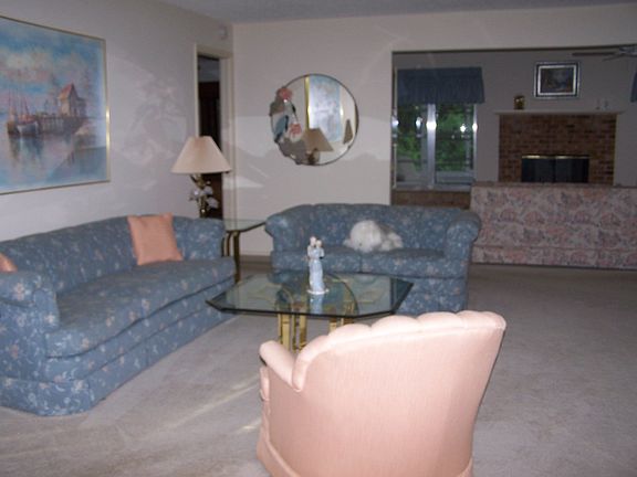 Living Room is Open to Family Room