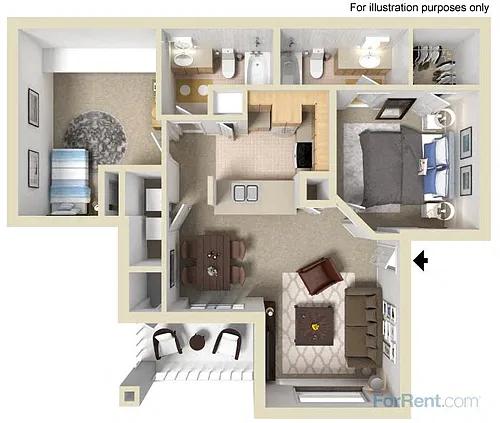Floor plan 2A - Upgraded