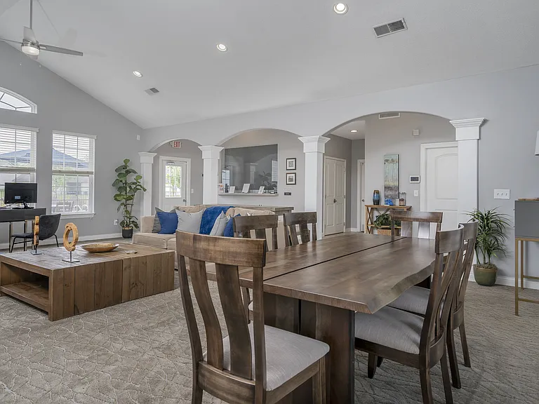 Step into a warm and welcoming dining area, perfect for sharing meals and creating memories with family and friends.