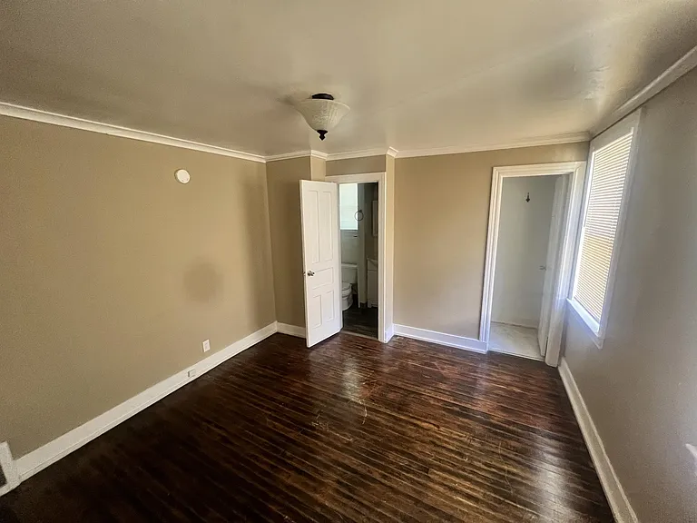 Bedroom with bathroom attached