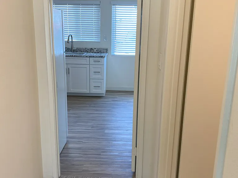 The downstair bathroom is on the right.