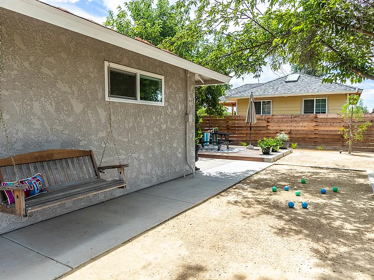Backyard/Side access to front yard