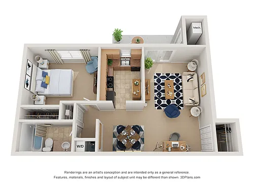Floor plan Oakley
