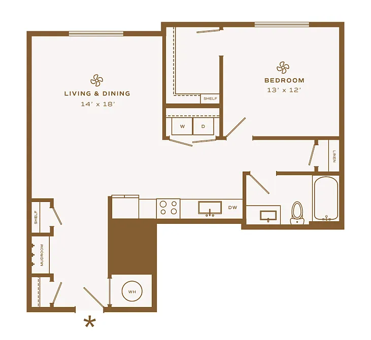 Floor plan Lookout