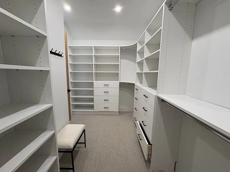 Primary closet