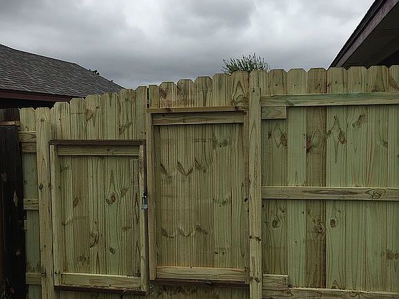 Front left fence 11/11/18