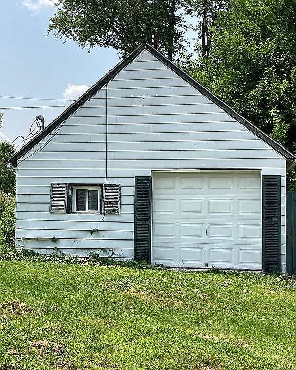 This garage is by the house