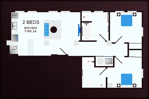 Floor plan 903-1303_Type B