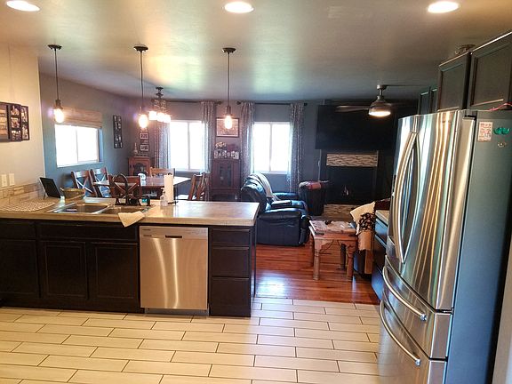 Kitchen and living room