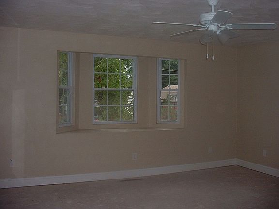 Upstairs bay window