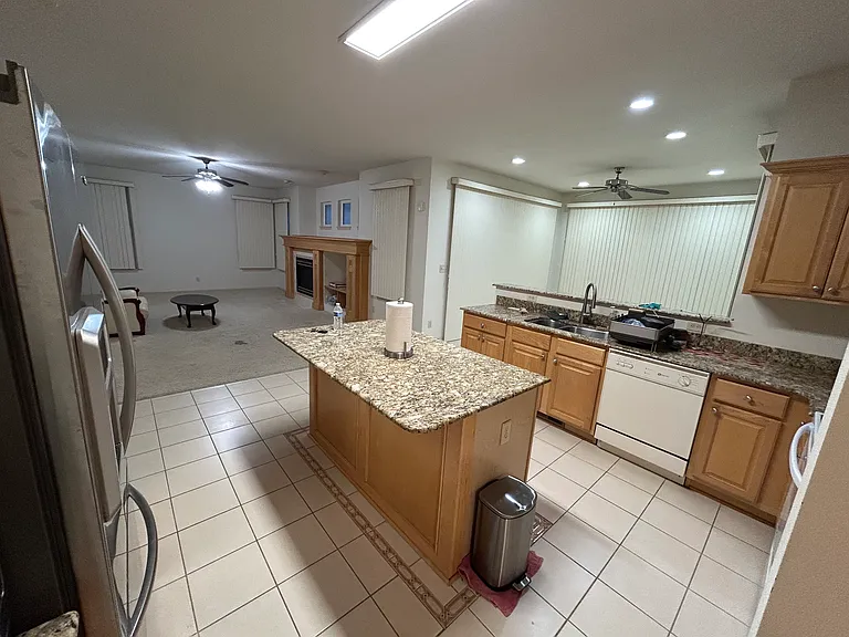 Kitchen, Dining and Family room
