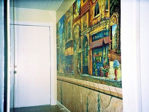 Foyer w/ Mural