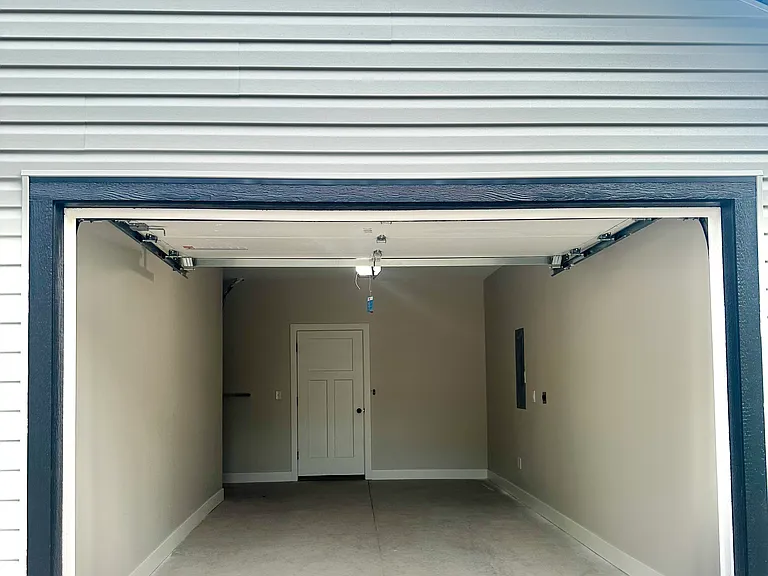 Attached garage